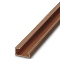 Несущая рейка без перфорации NS 32 CU/120QMM UNPERF 2000MM | код 1201280 | PHOENIX CONTACT