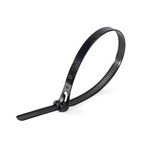 Стяжки нейлоновые КСР 7.5х200 (ч) (100шт.) | код 63284 | Fortisflex