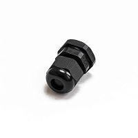 Кабельный ввод (сальник) PG 9 (IP68) d отверстия 4-8 мм черный (3 шт/уп) Промрукав | код PR08.7063 | ПРОМРУКАВ