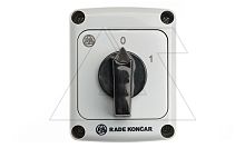 Переключатель PNBS 16 10, 3P, 20A, тип 0-1, 7.5kW(400VAC по АС-23), черная рукоятка, в корпусе IP65 | код EAC602466R | Rade Koncar