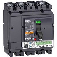 Автоматический выключатель 4П M5.2E 250A NSX250R(200кА при 415В, 45кА при 690B) | код. LV433523 | Schneider Electric 