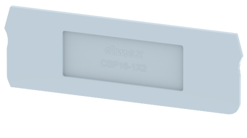 Концевая пластина для клемм, серая CSP16-1X2-GREY | код 3911180000 | Elmex