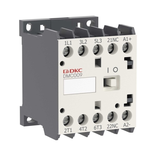 Миниконтактор YON DMC009 9A 4кВт AC3 3P кат. 24В DC 1НО | код DMC009-3C10D024 | DKC