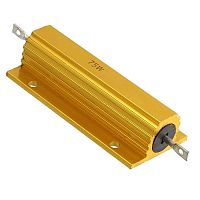 Мощный постоянный резистор RUICHI RX24 75W 5% 75R, керамо-цементный корпус | код 94152 | Ruichi