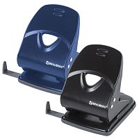 Дырокол металлический BRAUBERG Universal+, до 35 листов, ассорти (синий/черный), 222784 | код 222784 | BRAUBERG