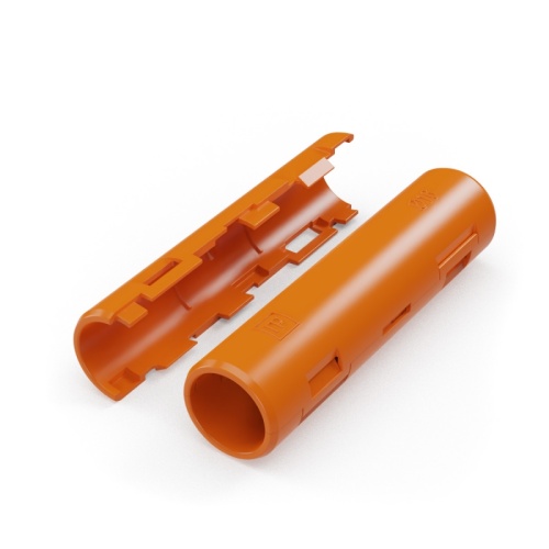 Муфта разборная d16 мм оранжевая (100шт/1200шт уп/кор) Промрукав | код PR13.1144 | ПРОМРУКАВ