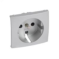 VALENA Лицевая панель розетки алюминий | код 770257 | Legrand