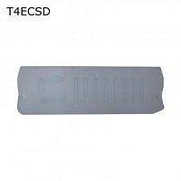 Крышка торцевая для 4-контактной пружинной клеммы 4 мм2, серая | код T4ECSD | ПРОВЕНТО