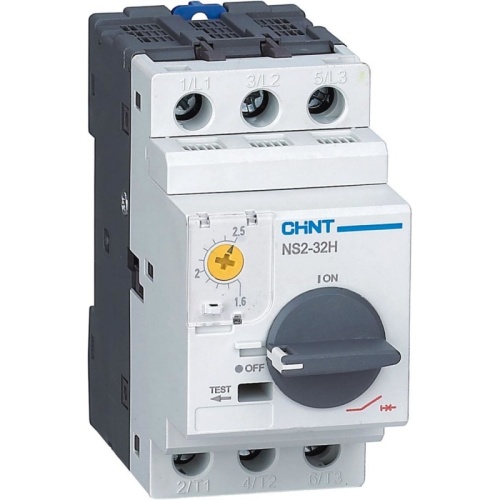 Авт. выкл. защиты двигателя NS2-32H 1-1.6A с поворотной ручкой (R) | код 253597 | CHINT