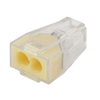 Строительно-монтажная клемма СМК, модель 102, 2 отверстия, 1.0-2.5мм2 (уп.100шт.) | код Б0033395 | ЭРА