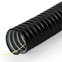 Металлорукав в ПВХ изоляции Р3-ЦП-НГ-25 с/з (50м/уп) Промрукав | код PR04.0119 | ПРОМРУКАВ