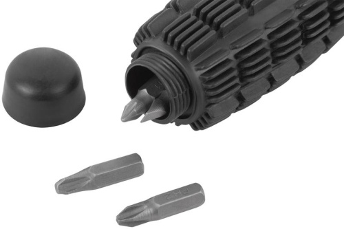 Отвертка 5 CrV бит, черная усиленная ручка с антискользящей накладкой | код 56245 | FIT фото 5