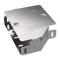 Переходник левый с крышкой Стандарт 200х150х50 Промрукав | код PR16.0490 | ПРОМРУКАВ