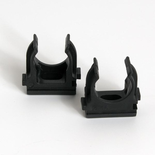 Крепеж-клипса для труб d16мм черн. (уп.100шт) TOKOV ELECTRIC TKE-LC-16-C05/100