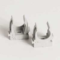 Крепеж-клипса для монтажного пистолета d16мм сер. (уп.100шт) TOKOV ELECTRIC TKE-LC-16-ZP-C06/100