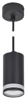 Светильник 4007 подвесной GU10 черный IEK | код LT-UCB0-4007-GU10-1-K02 | IEK