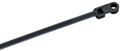 Хомут P6.6 с винтовым креплением черный 4.8х200мм 100шт/упак IEK | код UHH12-D048-200-100-K02 | IEK