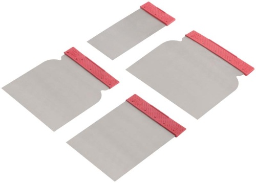 Шпатель металлический набор 4шт "Япончик" 50/80/100/120мм FIT 06745 фото 2 Шпатель металлический набор 4шт "Япончик" 50/80/100/120мм FIT 06745 фото 2