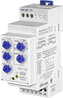 Реле времени однокомандный РВО-08 ACDC24-240В УХЛ2, 13 диаграмм работы, широкое питание, низкотемпературное исполнение до -40 С, влажность до 75% при +15 С МЕАНДР | код 4640016930579 | МЕАНДР