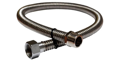 Подводка гибкая, Г-Ш шланг сильф SS 3/4', 1м | код 3/4,1 м | ГРЕЕРС