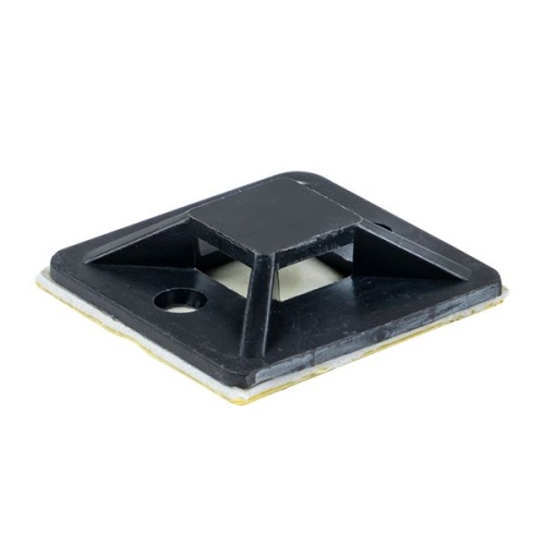 Площадка самоклеящаяся (40х40мм,) черная (100шт,) | код plc-40x40-b | EKF фото 2