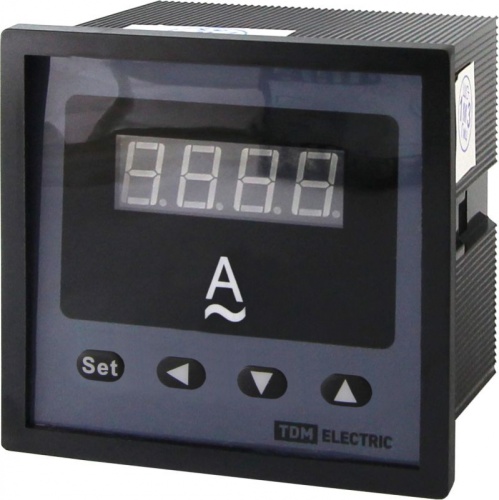 Цифровой амперметр ЦП-А96 0-9999А-0,5-Р TDM | код SQ1102-0523 | TDM