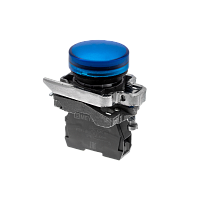 Лампа сигнальная синяя, 24V AС/DC, IP65, металл MTB4-BV761 | код 137223 | MEYERTEC