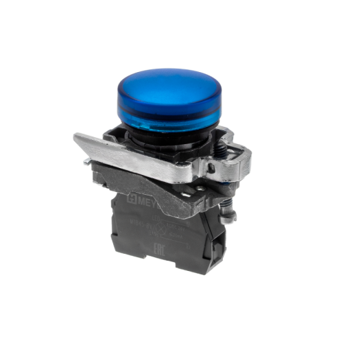 Лампа сигнальная синяя, 24V AС/DC, IP65, металл MTB4-BV761 | код 137223 | MEYERTEC