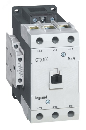 Контактор CTX3 100 3P 85A (AC-3) 2но2нз ~380В | код 416208 | Legrand