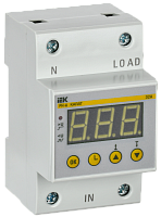 Реле напряжения РН-д однофазное 54мм 32А IEK | код IVR31-1-32 | IEK