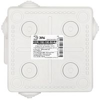 Коробка распаячная открытой установки КОР 100х100х50мм с гермовводами 8 входов IP54 | код Б0037441 | ЭРА