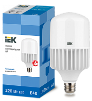 Лампа LED HP 120Вт 230В 6500К E40 IEK | код LLE-HP-120-230-65-E40 | IEK