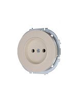 Розетка 1-м СП OSEN без заземл. ПБТ механизм сл. кость LEZARD 743-9088-121B