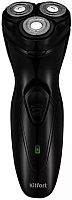 Бритва роторная Kitfort КТ-3116 реж.эл.:3 питан.:аккум. черный | код 1894713 | KITFORT