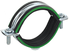 ELASTA Скоба метал. двухкомп. с резин. уплотн. d=48-53мм IEK | код ET-MP40D-SK-048-02-050 | IEK