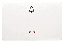 STYLO Механизм одноклавишного переключателя 2 модуля белый | код 2202 BA | ABB