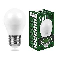 Лампа светодиодная 5Вт 230В E27 4000К G45 SBG4505 SAFFIT 55026