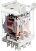 Реле RUC-2013-26-3380-KL, 3CO, 16A(250VAC/24VDC), AgNi, 380VAC, тест-кнопка, LED | код 864744 | Relpol