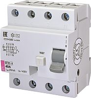Реле дифференциальное (УЗО) EFI6-4 40/0,03 тип AC (6kA) | код 002062138 | ETI
