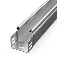 Лоток неперфорированный Стандарт INOX (AISI 304) 50х50х3000 (0,8 мм) (3 м/уп) Промрукав | код PR16.2325 | ПРОМРУКАВ