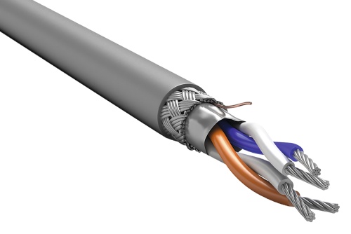ITK Кабель интерфейсный RS-485 1х2х0,78 нг(А)-LS серый (200м) | код RC3-RS485-01-SF-4101 | IEK
