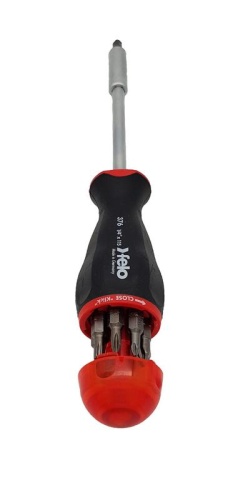 Отвертка с увеличенным магнитным держателем под биты с набором бит 8шт | код 37604405 | FELO фото 4