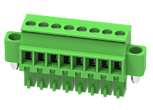 MC-RE3.5V02C-K-0001 Клемма MC, шаг 3.5мм, 2 конт., с фланц.креплением, зел., шт | код MC-RE3.5V02C-K-0001 | SUPU