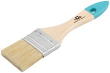 Кисть флейцевая, натур. cветлая щетина, деревянная ручка 2'' (50 мм) | код. 00705М | MOS