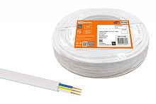 Провод ПГВВП 3х1.5 ГОСТ (бухта 10м) белый | код SQ0127-0356 | РЭМЗ ТМ