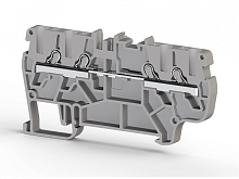 307 387, Клеммник пруж.быстрозажимной (Push in), 4-х выводной, 2,5мм.кв., (оранжевый), PYK 2,5С | код 0.0.0.3.07387 | KLEMSAN