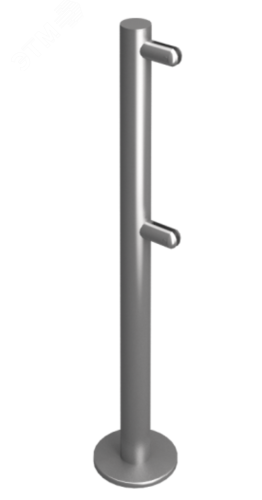 Стойка ограждения под стекло односторонняя h=400мм | код ВЗР 2462-00.01 | Oxgard