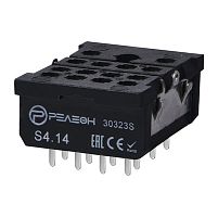 S4.14 Розетка для печатного монтажа реле RP4.34 10А | код S414 | РЕЛЕОН