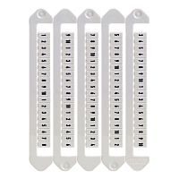 Маркировка для клемм, ширина 5 мм, от 1 до 10, горизонтальная ориентация | код NUTB-5-1-10H | DKC