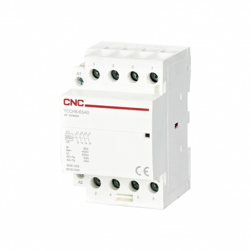 Модульный контактор YCCH6 25/22 20A 4P DC24В 2НО+2НЗ | код A033897 | CNC Модульный контактор YCCH6 25/22 20A 4P DC24В 2НО+2НЗ | код A033897 | CNC